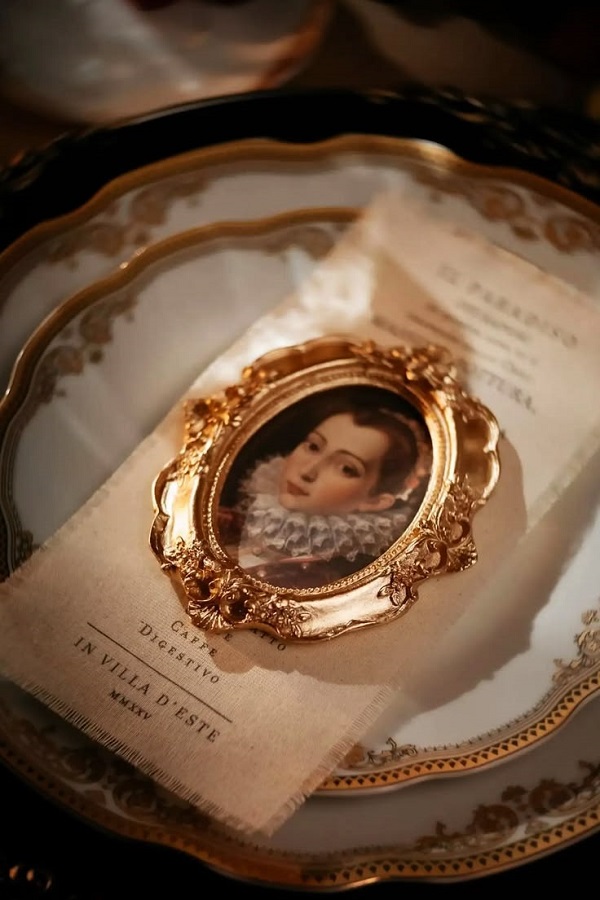 marque place portrait peinture ancienne